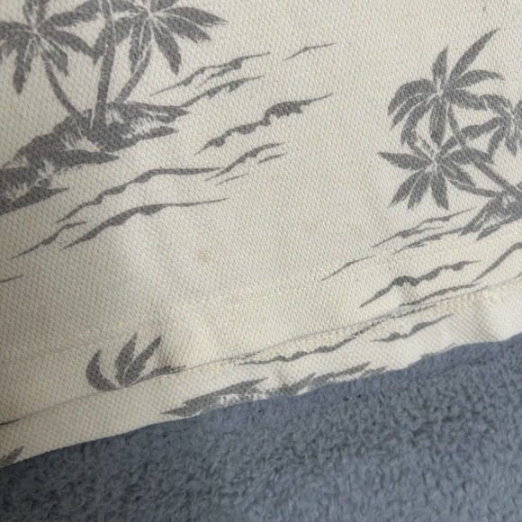 Catalina Island Wear Shirt Mens Medium Cream Palm Tree Polo‎ Beach Cruise - Picture 5 of 12